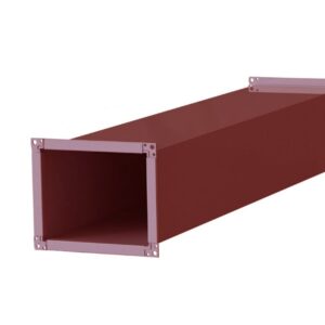 Воздуховод прямоугольный сварной 500x500 L-1250 из черной стали